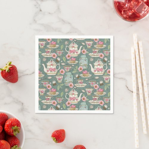 Vintage Tea Party Napkins