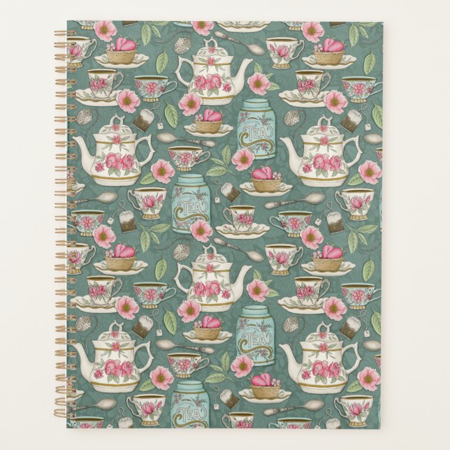 Vintage Tea Party Planner (Front)