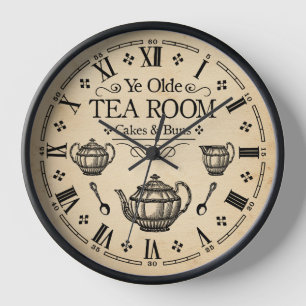 Vintage Tea Room Clock