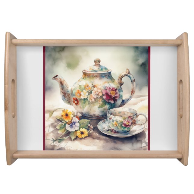 Vintage Tea serving tray (Front)