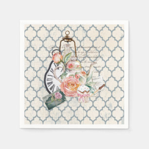Vintage Tea Time Napkins