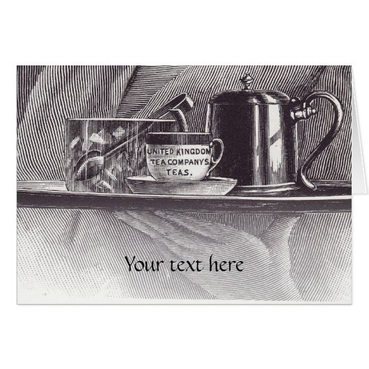 Vintage Tea Tray Cards (Front Horizontal)