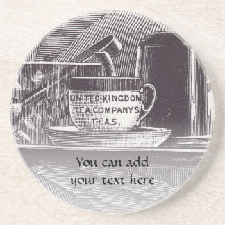 Vintage Tea Tray Drink Coaster