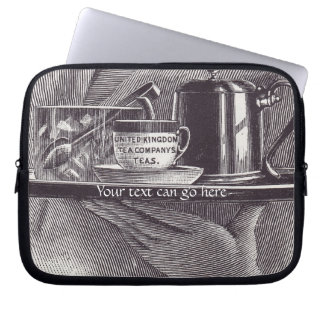 Vintage Tea Tray Laptop Sleeve
