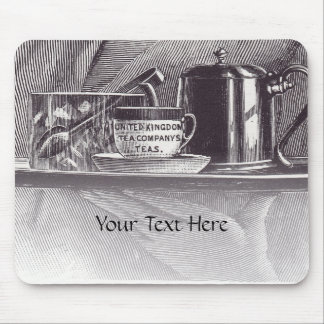 Vintage Tea Tray Mouse Pad