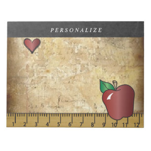 Vintage Teacher Design   DIY Text Notepad