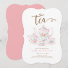 Vintage Teacup Floral Tea