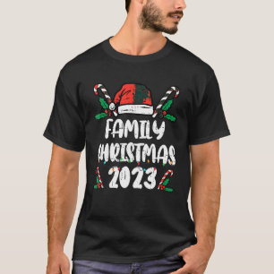 Vintage Team Santa Family Christmas 2023 Matching  T-Shirt