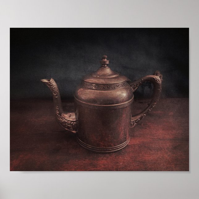 Vintage Teapot Print (Front)