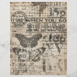 Vintage tear away scrapbook paper (4)