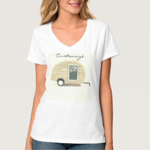 Vintage teardrop trailer  gypsy caravan t-shirt