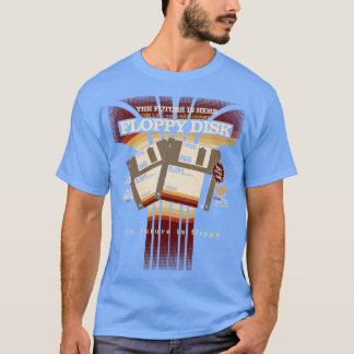 Vintage Tech Retro Computing Floppy Disk Humor T-Shirt