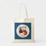Vintage Teddy Bear Valentine&#39;s Day Gift Tote Bag at Zazzle