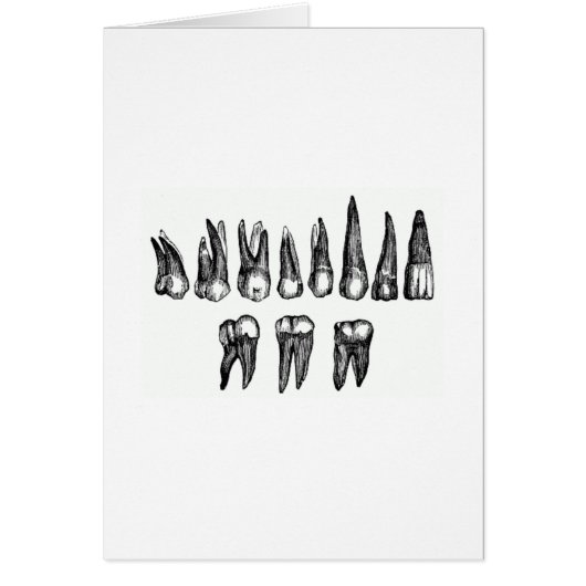 Vintage Teeth Cards (Front)