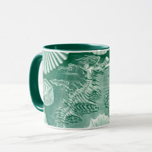 Vintage Teleostei Shells and Fish by Ernst Haeckel Mug