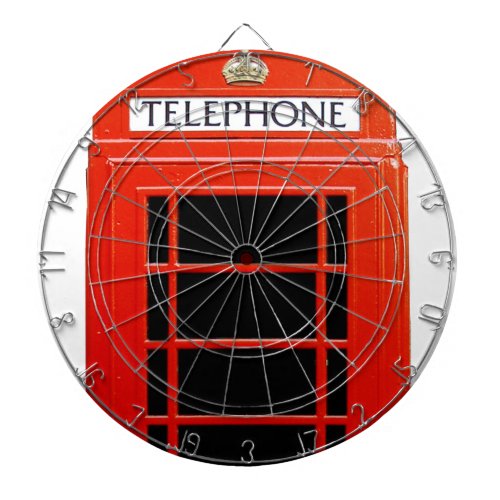 Vintage Telephone Booth Dartboard