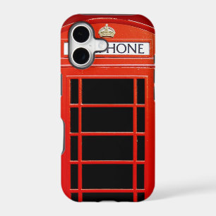 Vintage Telephone Booth iPhone 17 Case