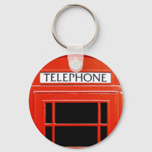 Vintage Telephone Booth Keychain