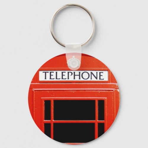 Vintage Telephone Booth Keychain