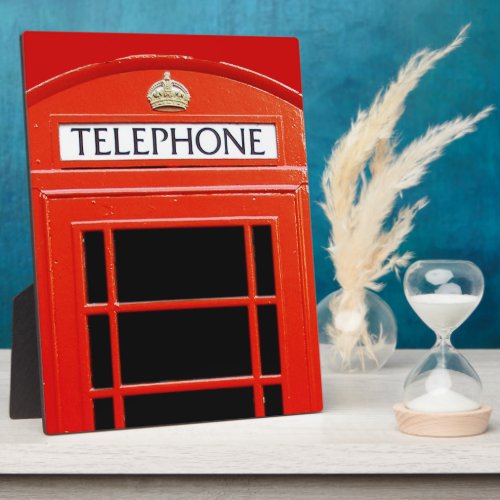 Vintage Telephone Booth Plaque