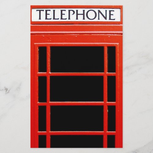 Vintage Telephone Booth Stationery