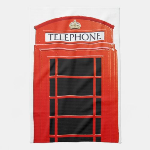 Vintage Telephone Booth Towel