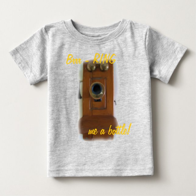 Vintage Telephone "Brrr-RING me a bottle!" Creeper (Front)