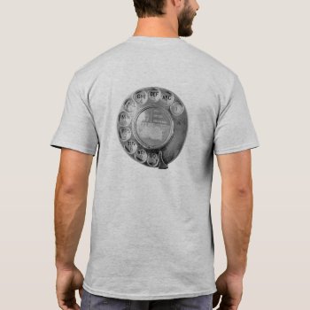 Vintage_telephone Dial_01-02 T-shirt by ZunoDesign at Zazzle