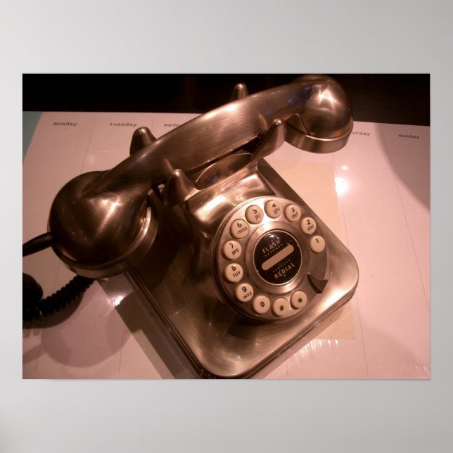 Vintage Telephone Poster (Front)