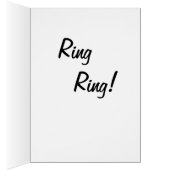 Vintage Telephone "Ring Ring!" Card (Inside (Right))