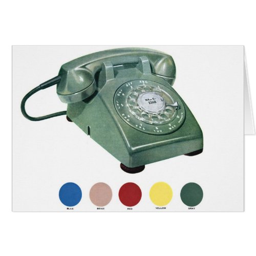 Vintage Telephone Rotary Dial Phone Model 500