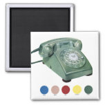 Vintage Telephone Rotary Dial Phone Model 500 Magnet at Zazzle