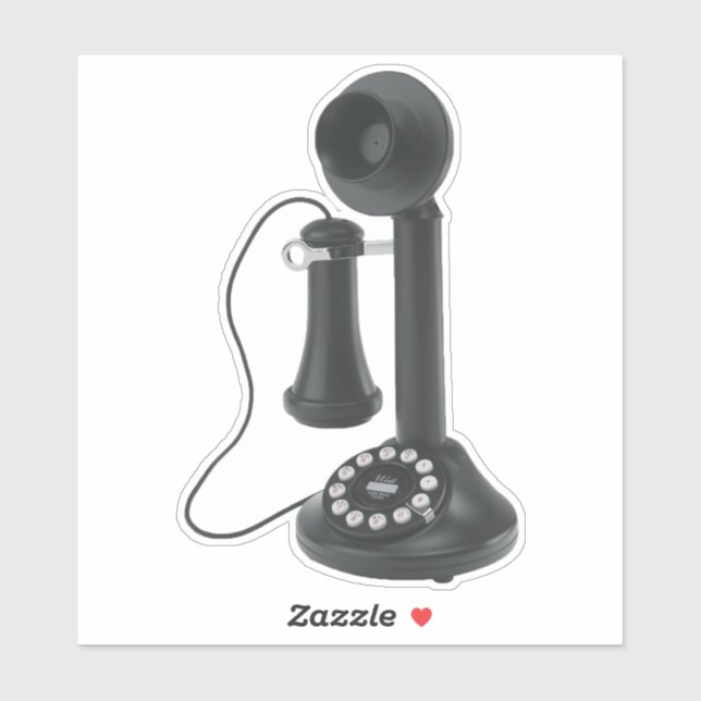 Vintage Telephone Sticker (Sheet)