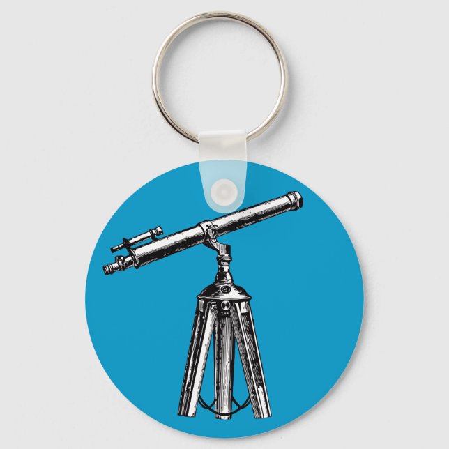 Vintage Telescope Keychain (Front)