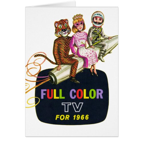 Vintage Television Full Color TV