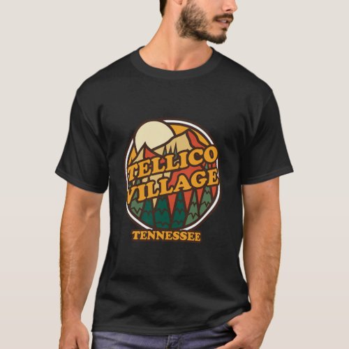Vintage Tellico Village Tennessee Mountain Hiking  T_Shirt
