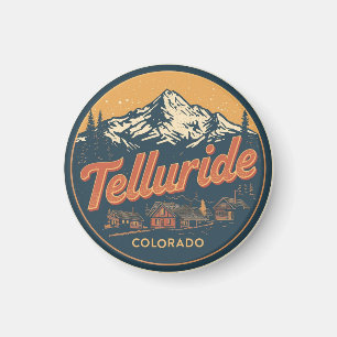 vintage Telluride colorado outdoor hiking gifts Magnet
