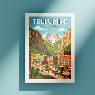 Vintage Telluride Colorado Postcard
