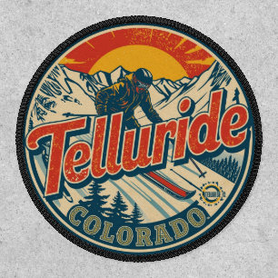 vintage Telluride colorado skiing outdoor gifts Patch