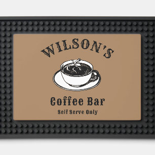Vintage Template Coffee Bar Mat
