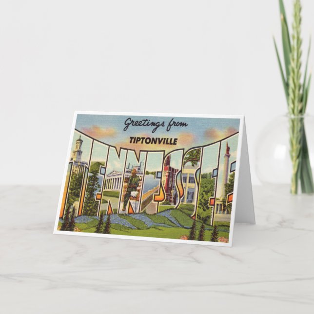 Vintage Tennessee Card (Front)