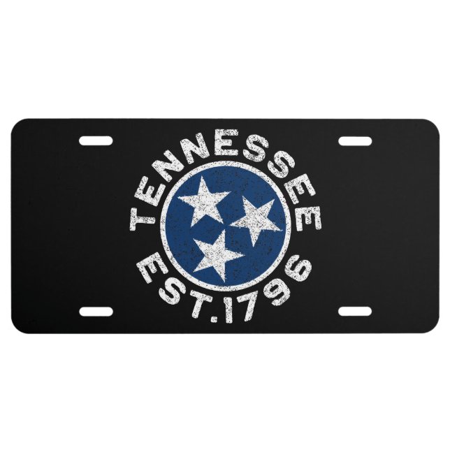 Vintage Tennessee License Plate (Front)