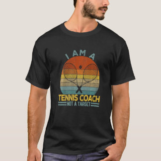 Vintage Tennis Coach Tennis Coaching Quote Retro T-Shirt