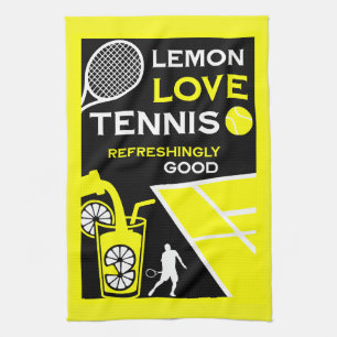 Vintage Tennis Lemonade Kitchen Towel