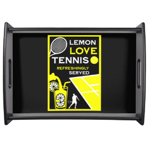 Vintage Tennis Lemonade Serving Tray