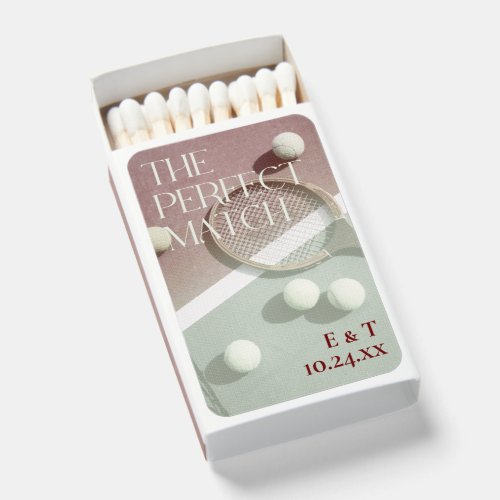 Vintage Tennis Matchboxes perfect for wedding 