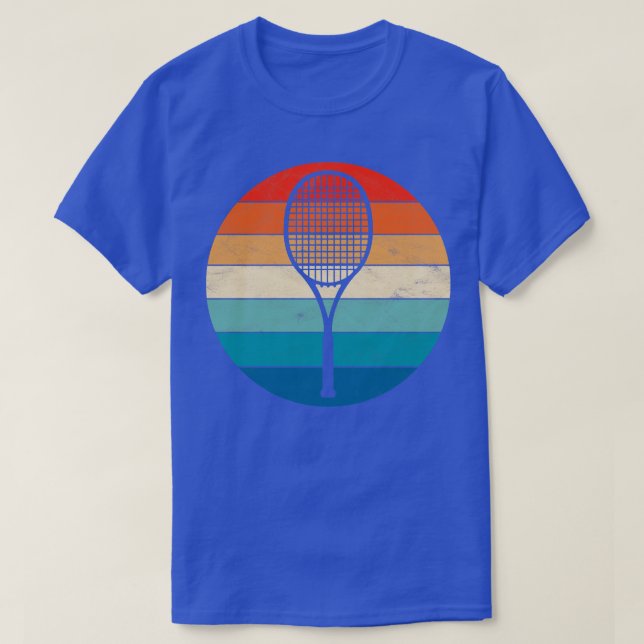 Vintage Tennis Racket T-Shirt (Design Front)