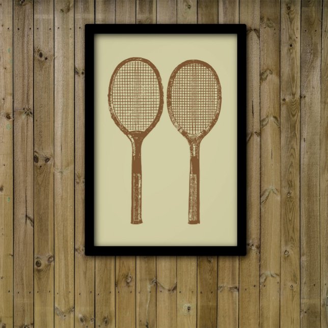 Vintage tennis rackets photo print (Creator Uploaded)