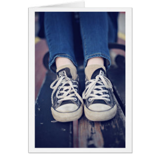 Vintage Tennis Shoes faded Cards