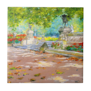 Vintage Terrace, Prospect Park (1887) drawing Ceramic Tile